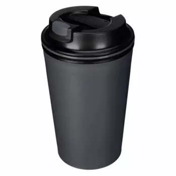Термостакан Phibo с клапаном тёмно-серый 350 мл
