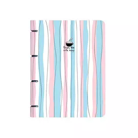 Тетрадь Be Smart Bunny с кольцевым механизмом в клетку А4 120 л