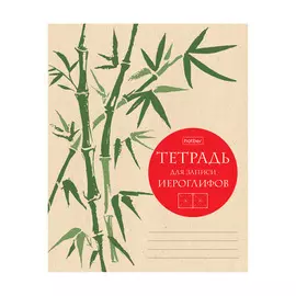 Тетрадь для записи иероглифов Hatber Бамбук 48 л А5