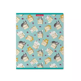 Тетрадь Erich Krause Cat &amp; Box линейка 48 л