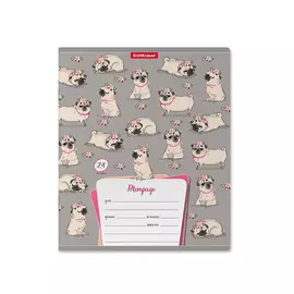 Тетрадь Erich Krause Chilling Dog клетка 24 л