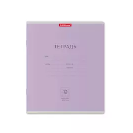 Тетрадь Erich Krause крупная клетка 12 л