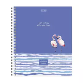 Тетрадь Hatber Фламинго клетка А5ф 120 л