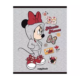 Тетрадь Hatber Микки Маус 18 л А5 клетка