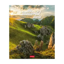 Тетрадь Hatber Удивительный мир 96 л А5 линейка