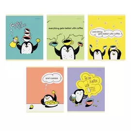 Тетрадь Канц-Эксмо Coffee time 48 л клетка