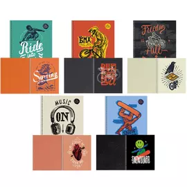 Тетрадь Канц-Эксмо Фрирайд А5 96 л клетка в ассортименте