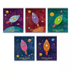 Тетрадь Канц-Эксмо Космические приключения 48 л клетка