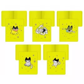 Тетрадь Канц-Эксмо Котик на карантине А5 48 л клетка в ассортименте