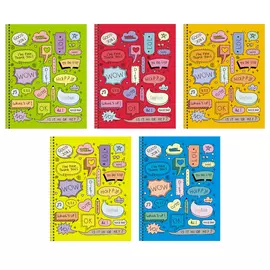 Тетрадь Канц-Эксмо Яркие эмоции А5 48 л клетка в ассортименте