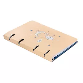 Тетрадь общая Be Smart Bunny, 155х212 мм, 120 л., клетка, кольцевой механизм, картон