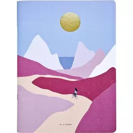 Тетрадь общая Be Smart Golden sun девочка 19,4x26,6 см 40 л в клетку