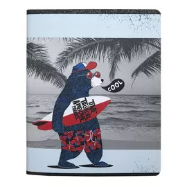 Тетрадь общая Be Smart Teenager медведь А5 48 л клетка