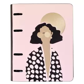 Тетрадь общая Infolio Study Moongirls девушка 17,5х21,2 см 120 л в клетку