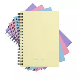 Тетрадь общая на спирали Erich Krause Pastel ассорти А6 80 листов клетка