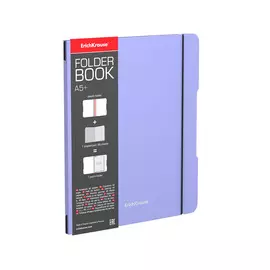 Тетрадь общая ученическая Erich Krause FolderBook Pastel клетка 48 л фиолетовый