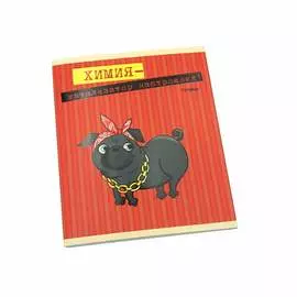 Тетрадь предметная Канц-Эксмо Приключения мопса Химия 48 л