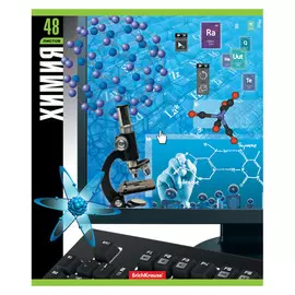 Тетрадь предметная "Монитор" Химия 48 л клетка