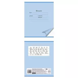 Тетрадь школьная Action A5 линия 12 л