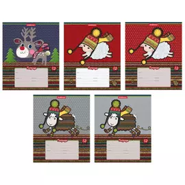 Тетрадь школьная Erich Krause "Скандинавская сказка" 12 л линейка