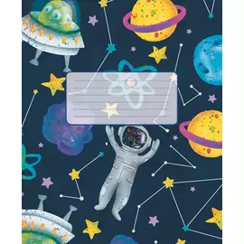 Тетрадь в клетку Даринчи №34 Космос