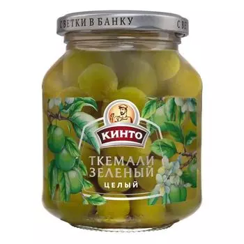 Ткемали Кинто Маринованный зеленый целый, 350 г