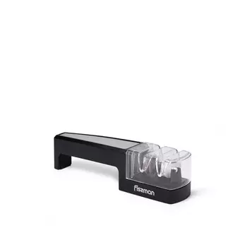 Точило для ножей Fissman двухшаговое карбид и керамика 17 см