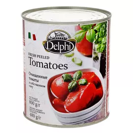 Томаты Delphi в собственном соку 800 г