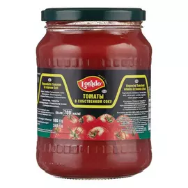 Томаты Lorado в собственном соку 680 г