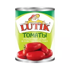 Томаты очищенные Lutik в собственном соку 425 г