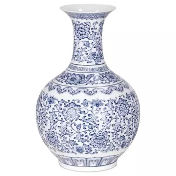 Тончайшая ваза Glasar Цинхуа 20х20х28 см