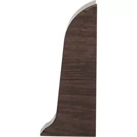 Торцевые заглушки для плинтуса LIDER 62 мм №176М Дуб Шоколадный 2 шт