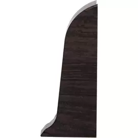 Торцевые заглушки для плинтуса LIDER 62 мм №200М Венге 2 шт