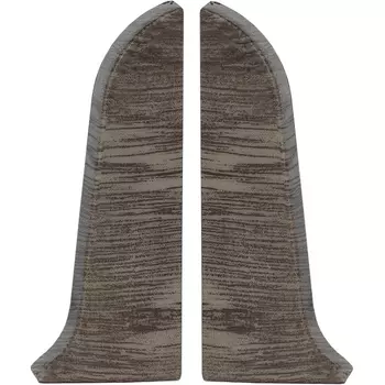 Торцевые заглушки для плинтуса Lider 62 мм Вяз горный 2 шт