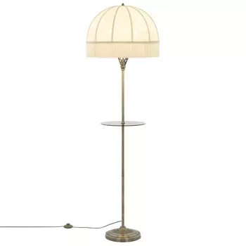 Торшер Citilux Базель со столиком и абажуром CL407931T