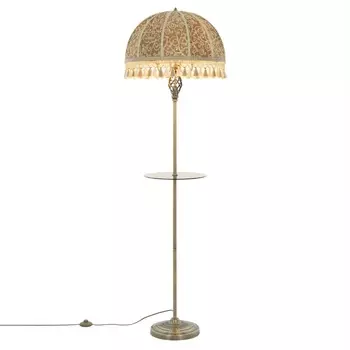 Торшер Citilux Базель со столиком и абажуром CL407935T