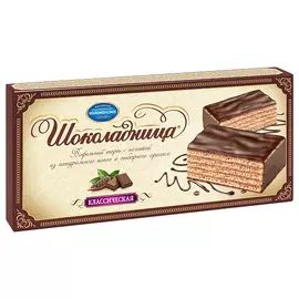 Торт вафельный Коломенское Шоколадница, классический, 240 г