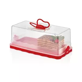 Тортница с крышкой Qlux Baton