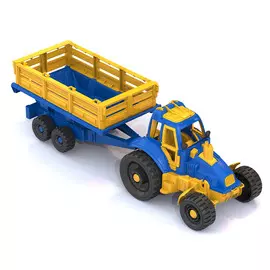 Трактор Нордпласт с прицепом