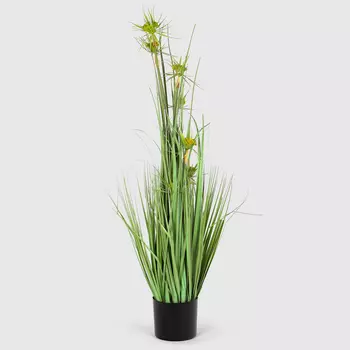 Трава Конэко-О искусственная в кашпо 70518 110 см