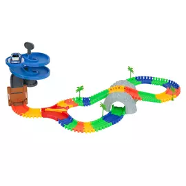 Трек 1toy Полиция гибкий 134 деталей