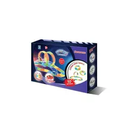 Трек гибкий 1TOY Мегаполис с машинкой 117 деталей