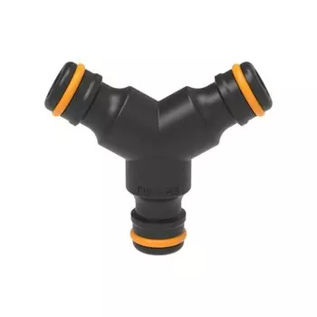 Тройник Fiskars с резьбой 1/2", 3/4", 3/8"