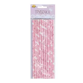 Трубочки для коктейля Веселая Затея Принцесса 12 шт
