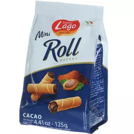 Трубочки-мини Gastone Lago с какао, 125 г