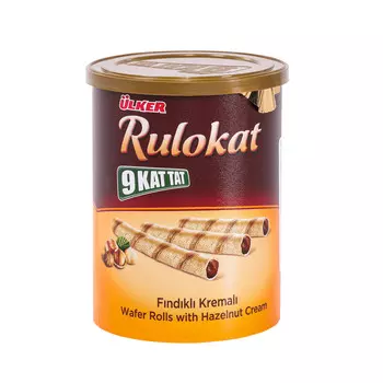 Трубочки вафельные Ulker с фундуком 170 г