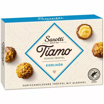 Трюфели Baronie sarotti tiamo молочный шоколад ликер 125 г