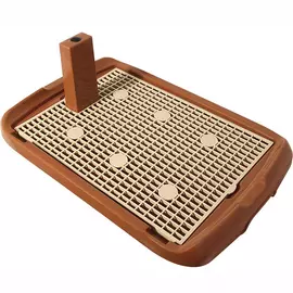 Туалет для собак TRIOL PL001 со столбиком коричневый 70x47x4 см