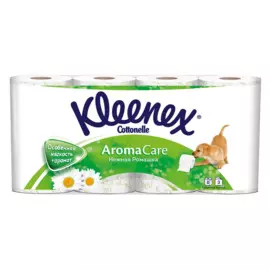 Туалетная бумага Kleenex Ромашка 8 рулонов 3 слоя (9450165)