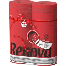 Туалетная бумага Renova Red Label Red 6 рулонов